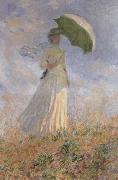 Claude Monet Layd with Parasol oil painting reproduction